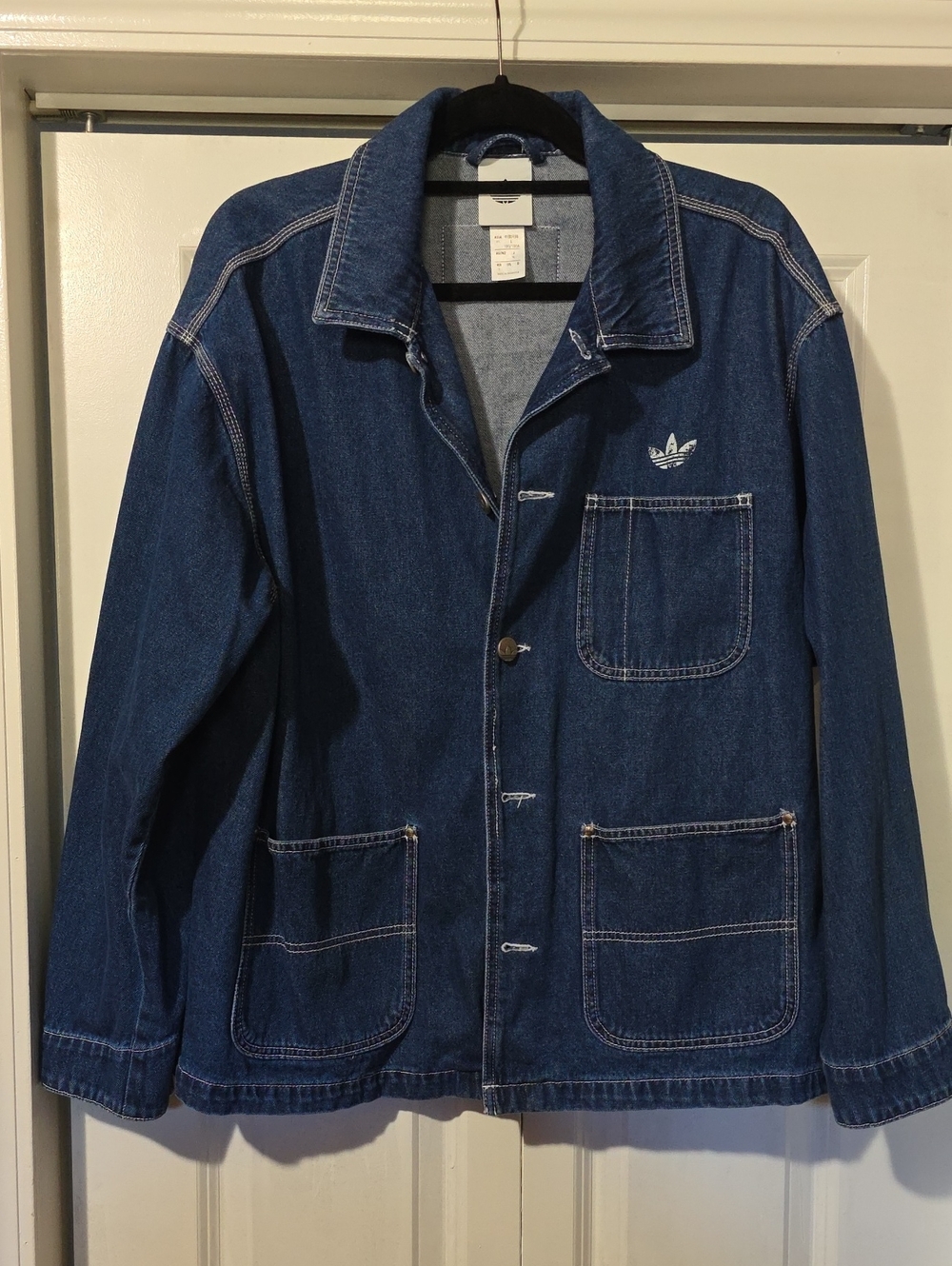 Adidas Dark Blue Denim Jacket